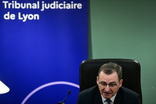 Le procureur de Lyon Thierry Dran s'exprime lors d'une conférence de presse, le 19 février 2026 à Lyon