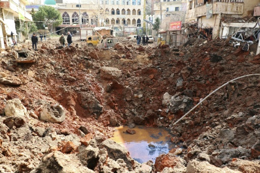Destructions dans la ville de Nabi Sheet après une opération militaire israélienne dans la vallée de la Bekaa, au Liban, le 7 mars 2026
