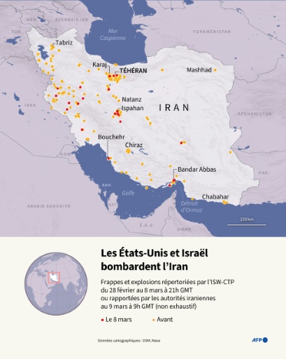 Les États-Unis et Israël bombardent l'Iran