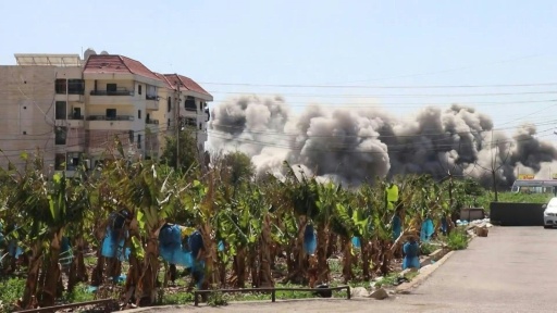 Liban: de la fumée s'élève après une frappe sur un bâtiment près de Tyr