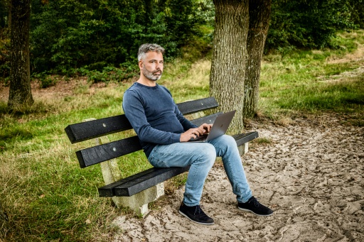 Photo prise le 28 août 2021, fournie par la famille le 12 mai 2026, de Dennis Biesma, à Oldemeijer aux Pays-Bas