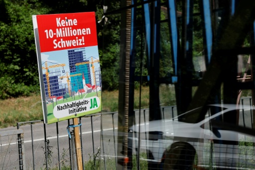 Affiche de campagne « Pas une Suisse de 10 millions ! »
